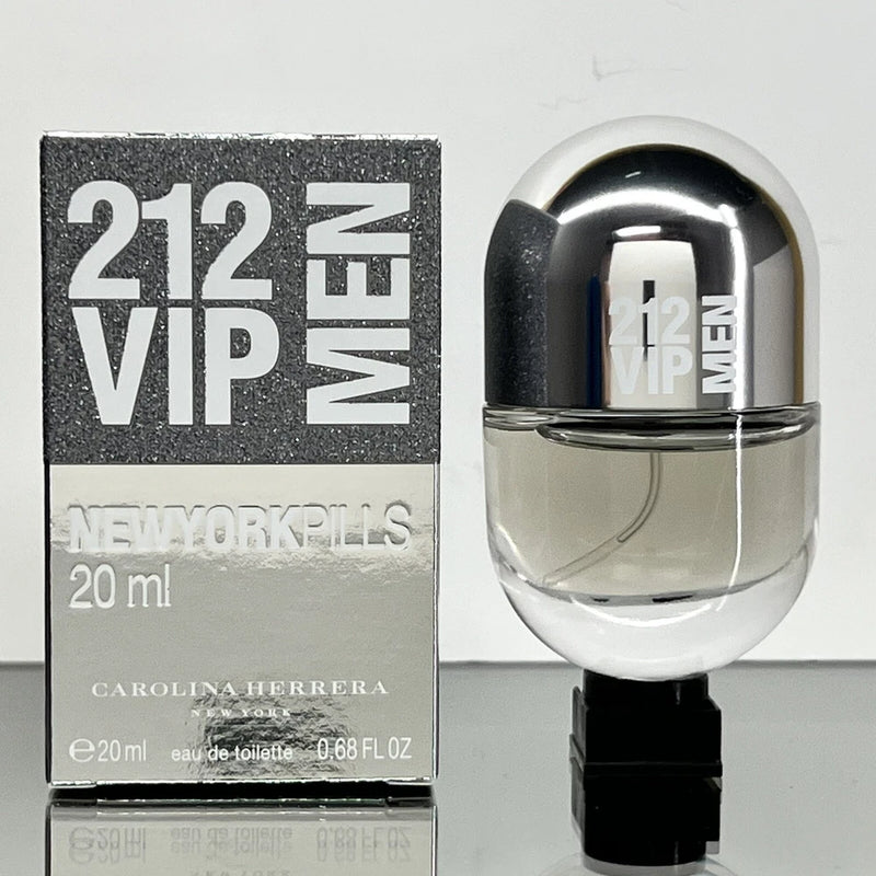 212 VIP Men Cologne by Carolina Herrera 20ml-0.68oz EDT SPR -NY PILL Edit- (BA27 EDT