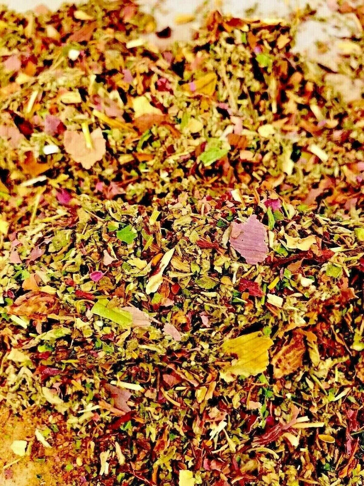 No.8 Mix - Damiana Skullcap Poppy Coltsfoot Lotus +Plus More Herbs - 4 oz ounce Dried Flower