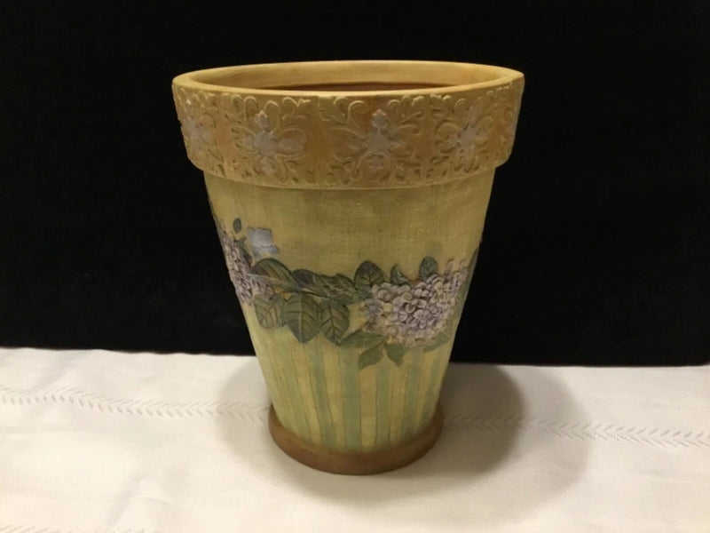 BobÕs Pottery Elizabeth King Brownd - Ceramic Hydrangea Flower Pot Vase (JJ100) Hydrangea