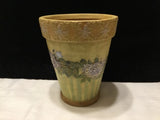 BobÕs Pottery Elizabeth King Brownd - Ceramic Hydrangea Flower Pot Vase (JJ100) Hydrangea