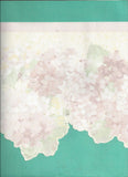 * WALLPAPER BORDER DIE CUT HYDRANGEA NEW ARRIVAL FLOWER FLORAL Hydrangea