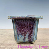 5.6"China Song Dynasty jun kiln porcelain flower Bonsai Potted plants pot pots Flowering Plants