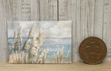 HANDMADE MINIATURE DOLLS HOUSE ACCESSORY CANVAS STYLE PRINT PAMPAS GRASS Pampas Grass
