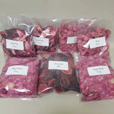 Hot Pink Unscented Potpourri Mix, Angel Wings, Jacaranda, Lily Petals, and Maize Dried Flower