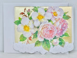 CAROL'S ROSE GARDEN Flowers Roses SINGLE Note Card CAROL WILSON FINE ARTS Roses
