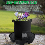 4x Self Watering Pot Base Set Plant Tray Automatic Watering Planter Garden Garden Plants