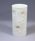 100 years ROSENTHAL Studio Line VASE Water Lily Lilies Germany Large Gold Lily