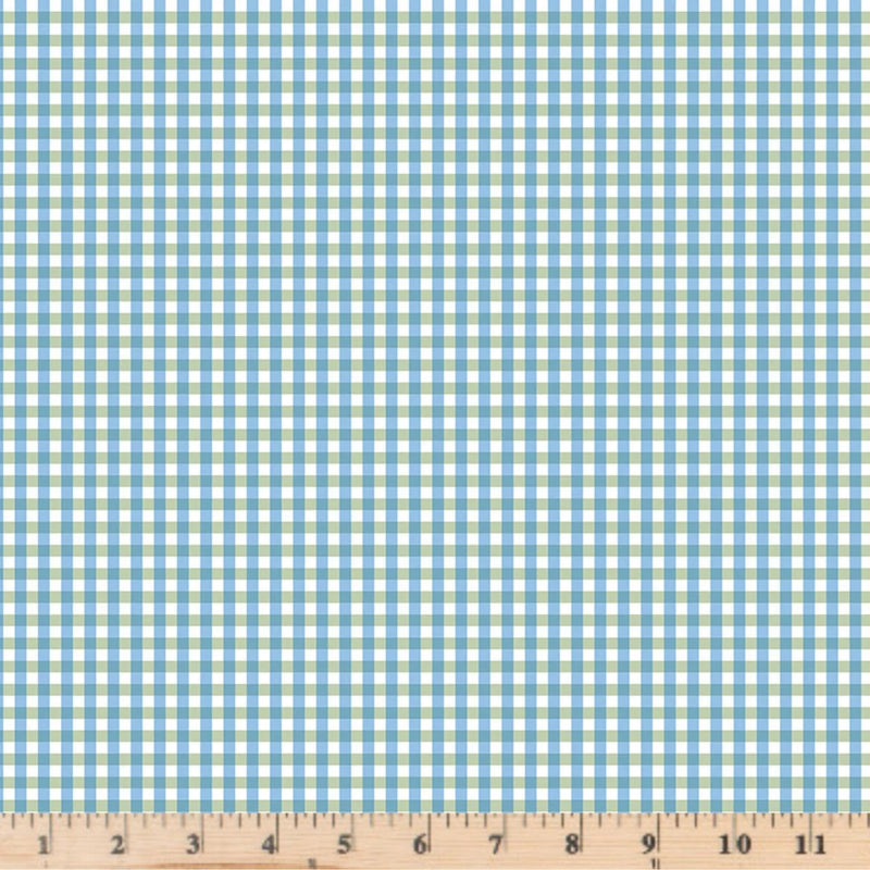 New Traditional Brooke Plaid Cobalt  PWLA0011  Floral By Half Yard Cont Cuts Flowering Plants