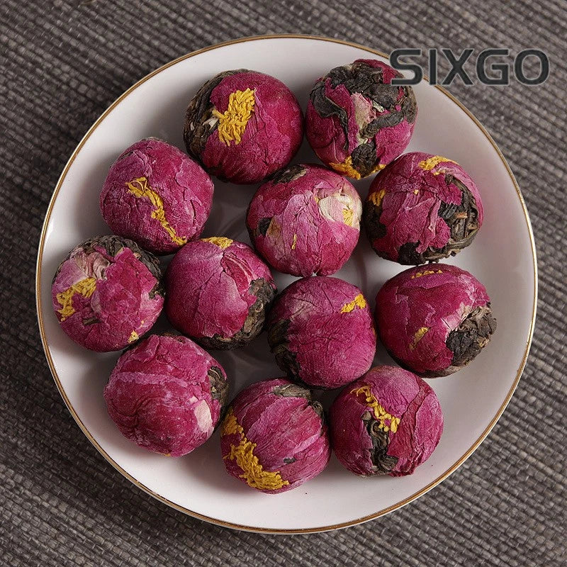 500g Authentic Peony Flower Tea Long Zhu Pu'er Tea Raw Tea Bulk Mini Xiaotuo Tea Peony