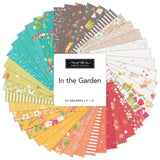 In the Garden 42, 5 inch charm squares Moda cotton quilt fabric by Corey Yoder Flowering Plants