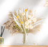home decor 94PCS Natural Pampas Grass Bouquet Decor | Long-Lasting Dried Flower Dried Flower