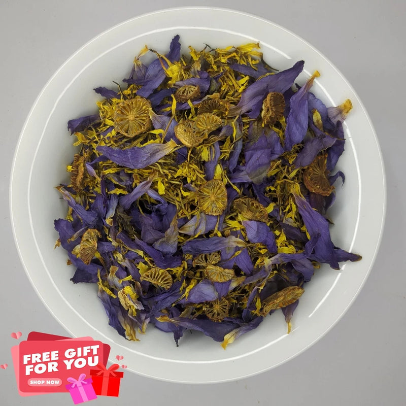 Dried BLUE LOTUS Nymphaea Caerulea Organic Herbal Hand Picked Pure Relax Flowers Lily