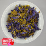 Dried BLUE LOTUS Nymphaea Caerulea Organic Herbal Hand Picked Pure Relax Flowers Lily