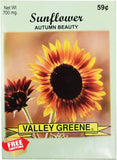 50 Autumn Beauty Sunflower Seed Packets Bulk Garden Flower Seeds Sunflower