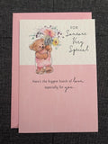 Hallmark MotherÕs Day Greeting Card Teddy Bear And Flower Bouquet Mary Hamilton Bouquet