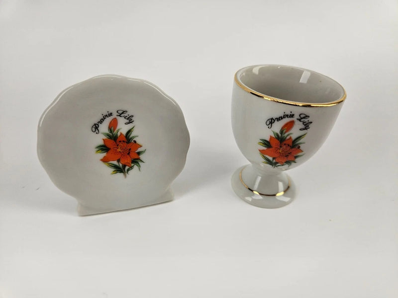 Vintage Prairie Lily Japan Candle Holder Lily