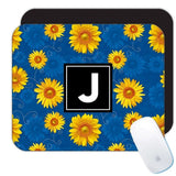 Gift Mousepad : Yellow Flowers Pattern Sunflower Gerbera Diy Curls Dots Daisy Sunflower