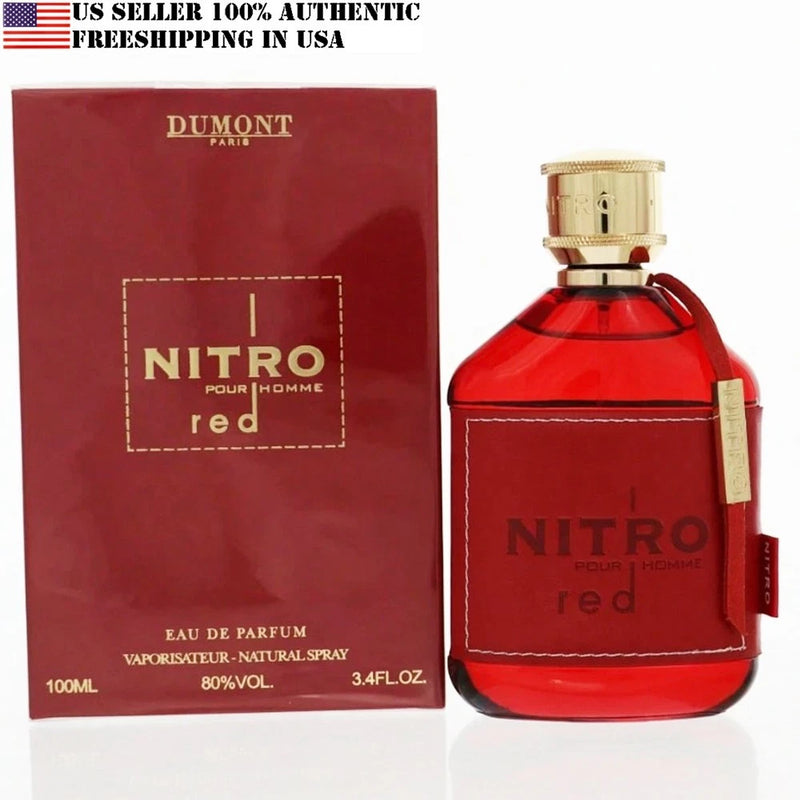 Nitro Red Pour Homme by Dumont Paris EAU DE PARFUM SPRAY 3.4 OZ for MEN EDP