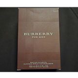 Burberry for Men Eau de Toilette Spray 100ml 3.3 fl oz Regular Size EDT