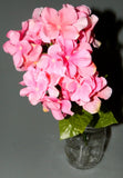 Vintage Pink Hydrangea Flowers 16" Faux Floral Spray Bouquet Hydrangea