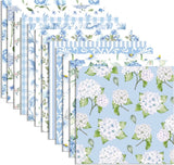 24 Sheets Light Blue Hydrangea Pattern Paper 12" X 12" Light Blue Hydrangea Scra Hydrangea