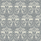 Free Spirit - Original Morris & Co - Brer Rabbit - Navy, Fabric BTY Flowering Plants
