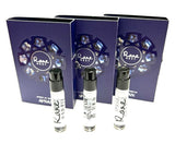 3x Afnan RARE REEF Men Sample Vial 0.09 oz 3 ml Eau De Parfum Spray On Card EDP