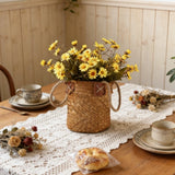 36cm Korean Daisy Bouquet Silk Chrysanthemum Artificial Flowers Table Decor Daisies