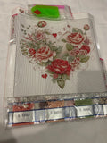5D DIY Diamond Art Painting, Embroidery Kit Craft Heart Shape Roses Roses