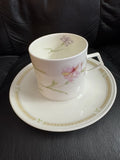 Mikasa NatureÕs Garden Cup And Saucer Set, Carnation For The Month Of January Carnation