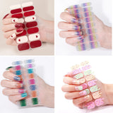 Full Size Nail Wraps Stickers Polish Look Art Flower/Sky/Love Gift Fun Nails USA Daisies