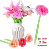 28 Pcs Flower Pens Artificial Daisy Rose Lily Carnation Multi Flower Shape 1 Carnation