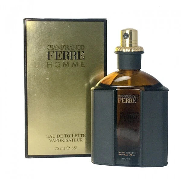 Gianfranco Ferre Homme Eau De Toilette Spray 2.5 Oz 75 ml SEALED For Men Vintage EDT