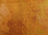 Cotton Fabric Miyaho Jinny Beyer 2017 RJR Fabrics Burnished Gold Floral BTYx 44 Flowering Plants
