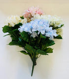 3 Bunches Hydrangea Faux Artificial  Flowers summer spring home decor Crafts Hydrangea