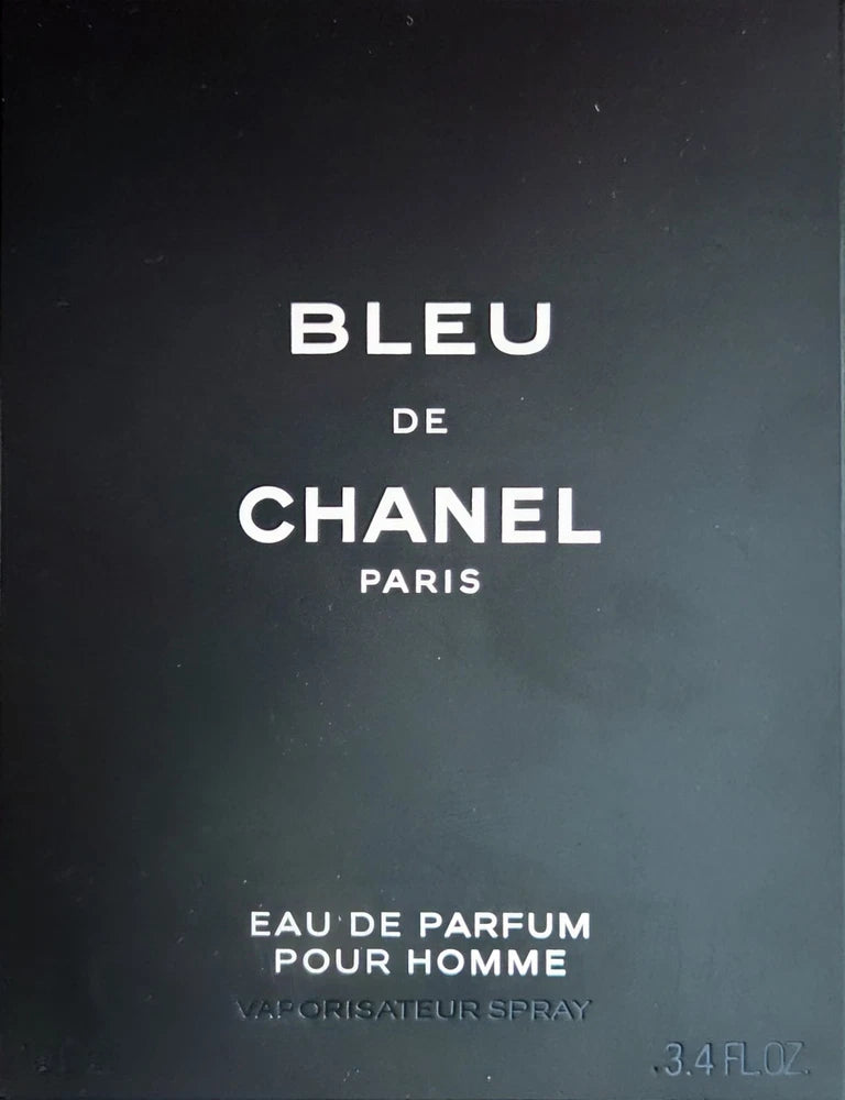 Bleu De Chanel Eau De Parfum Vaporisateur Spray 3.4 oz / 100 ml NIB Sealed.  Pre EDP