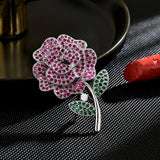 Full Zirconia Sunflower Brooch Three-dimensional Brilliant Plant Flower Brooch Sunflower