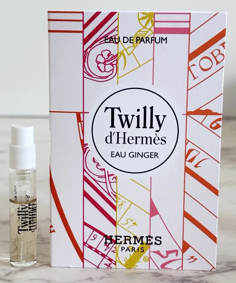 TWILLY D'HERMES EAU GINGER HERMES PARIS Perfume 0.06z  2ml EDP Spray Sample NEW EDP