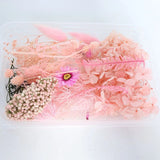 Christmas DIY Aromatherapy Fan Preserved Flower Rabbit Tail Hydrangea Material Hydrangea
