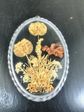VTG Home Decor pressed dried flowers wall art Lasting Impressions USA Original Dried Flower