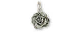 Peony Jewelry Sterling Silver Handmade Peony Flower Charm  PNY2-C Peony