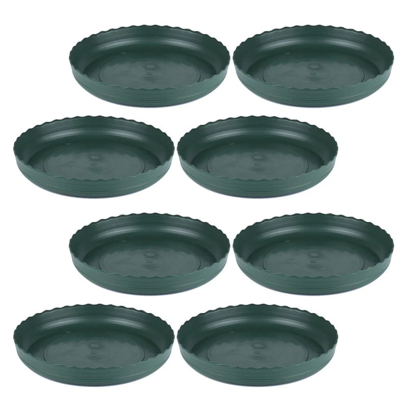 8 Pcs Flower Pot Tray Small Plant Saucer Home Garden Indoor Dish Garden Plants