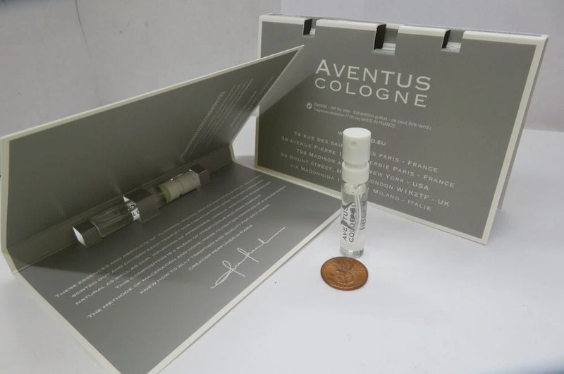 AVENTUS COLOGNE By Creed **LOT OF 2* SAMPLE SIZE C9719T01 EAU DE PARFUM SPRAY EDP