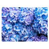 Blue Hydrangea Floral Pattern Flower Love Kitchen Glass Cutting Board Decorat... Hydrangea