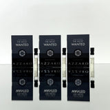 3pc)Azzaro The Most Wanted for Men 0.05oz-1.5ml EDP INTENSE Spr Sample Vial (C49 EDP