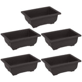 2 Pieces Practical Bonsai Pot Succulent Pots Gardening Container Garden Plants
