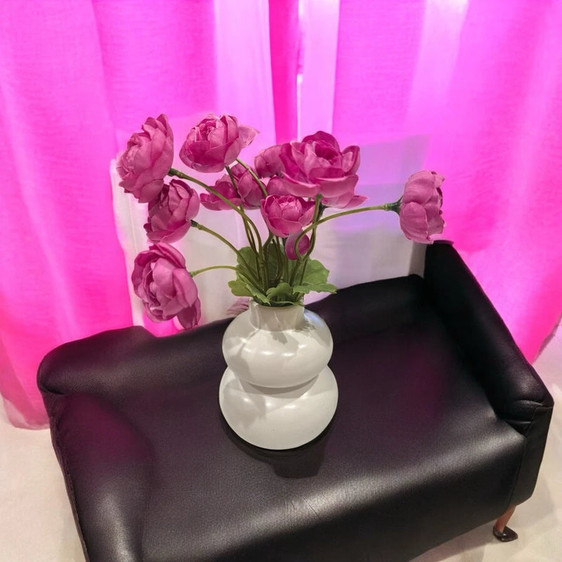 NWT House & Garden Ranunculus Bouquet In Vase Ranunculus