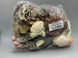 Sola Wood Flowers for Bouquets, Crafts, Weddings, Dyed Rip bag of 25 Carnation