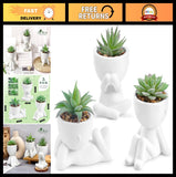 3pcs Artificial Succulent Plants - Realistic Fake Succulents for Home Decor, Aes Green Plant