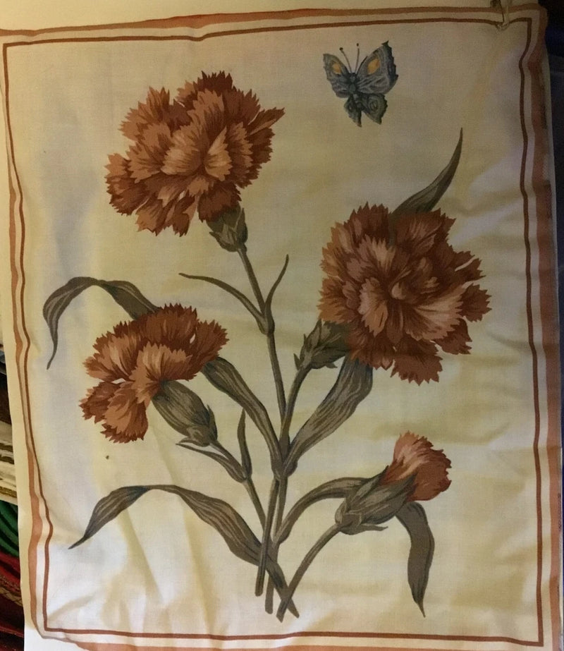 Handmade Pillow Cover Ð Flowers Carnation